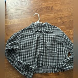 Hype flannel top